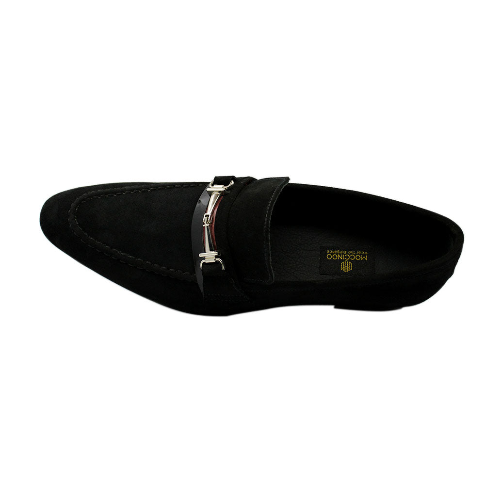Moccinoo B-1021 Blk suede